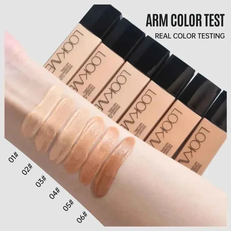 Full Cover Matte Liquid Foundation Waterproof Long-Lasting Concealer