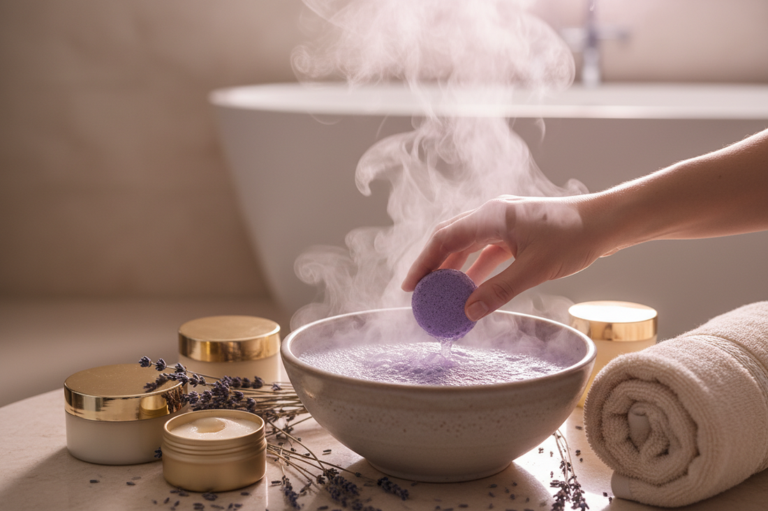 The Ultimate Lavender Ritual Trunk - Complete 8-piece spa bundle with lavender products